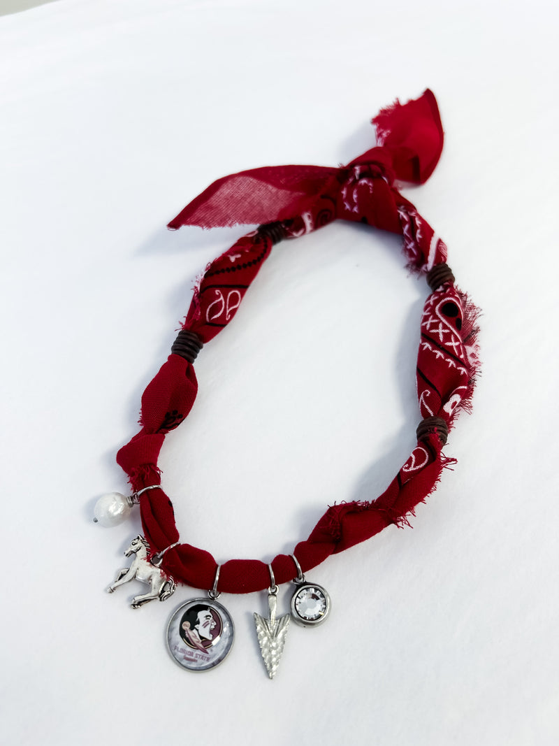 Gameday Scarf Necklace - FSU