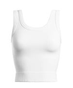 Standard Scoop Neck Tank - White