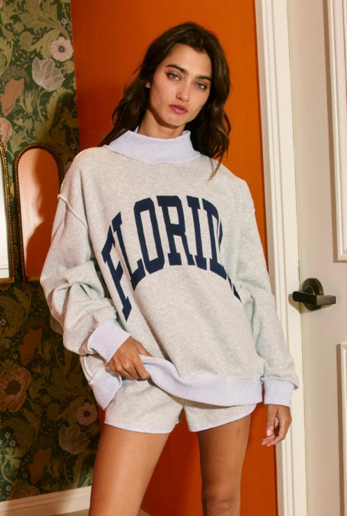 *PRE ORDER* ships 8/30 - Florida Reversible Sweatshirt