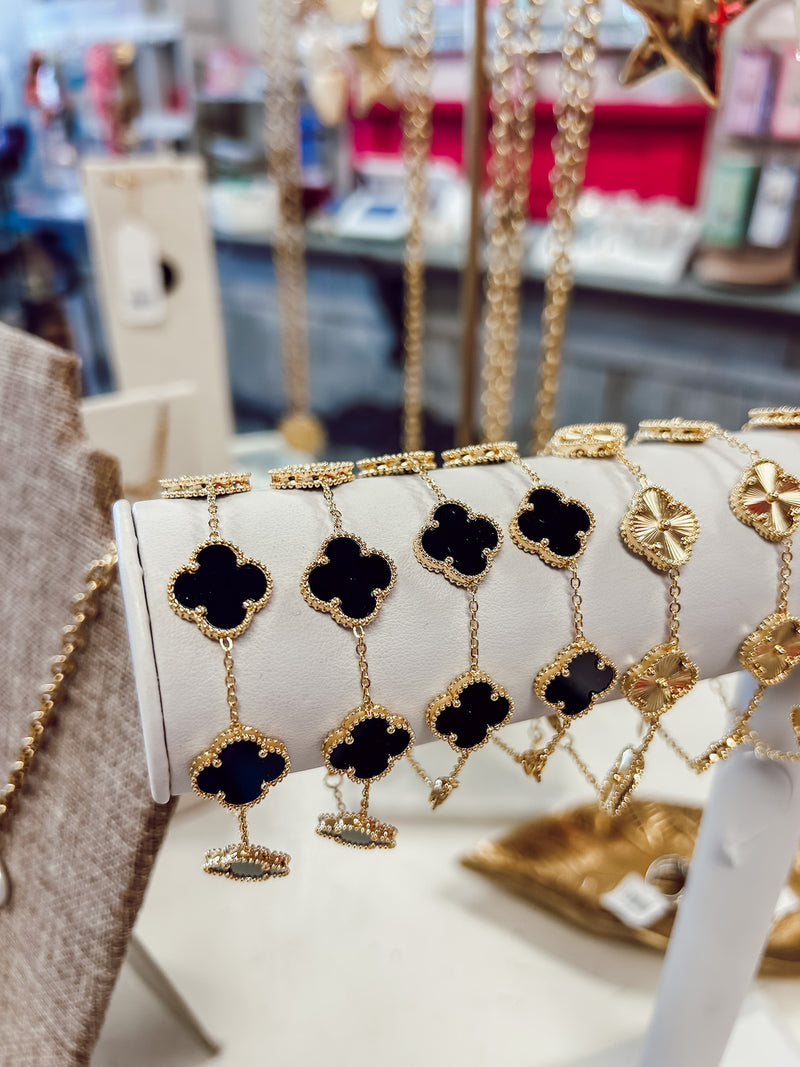 Clover Bracelet - Black