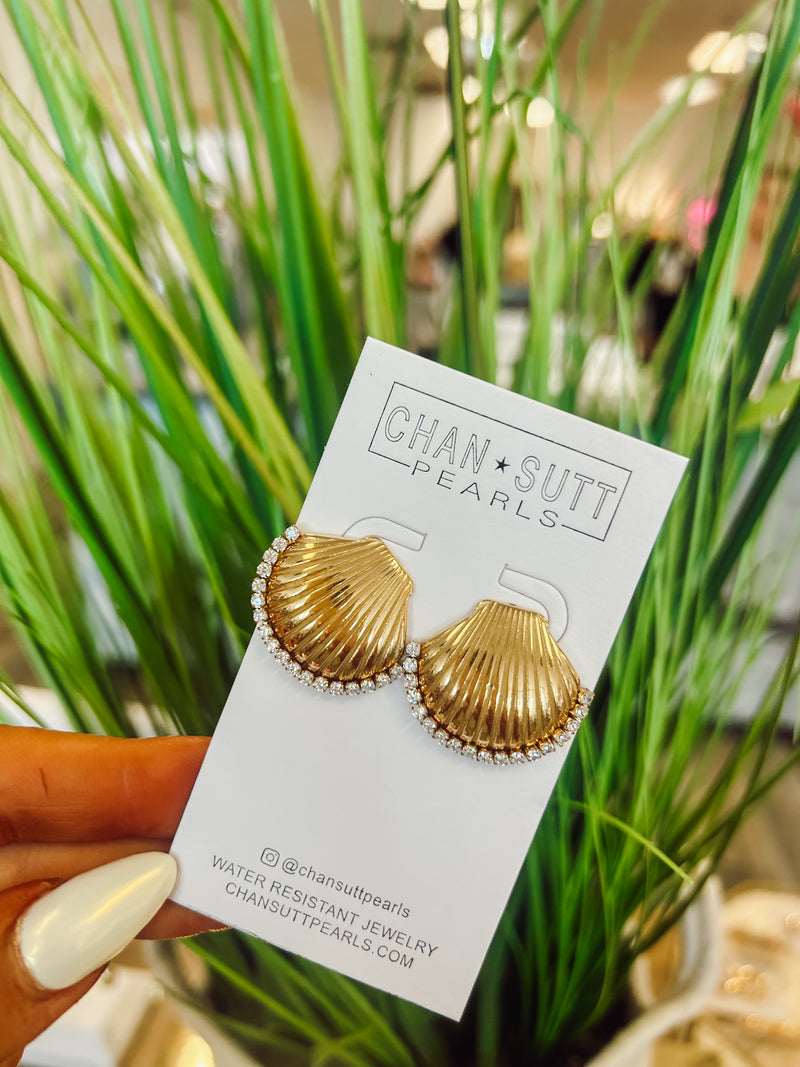 Shell Stud Earrings
