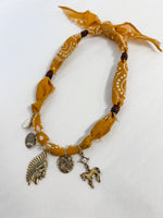 Gameday Scarf Necklace - Seminoles / Gold