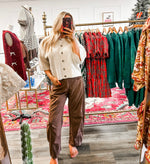 Barrel Jeans - Brown