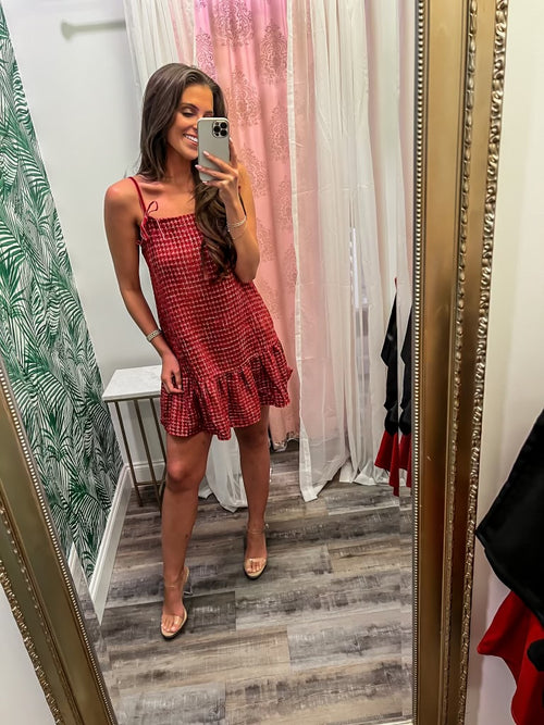 Weekend Well Spent Dress - Red