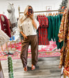 Barrel Jeans - Brown