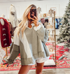 Grey Waffle Pullover