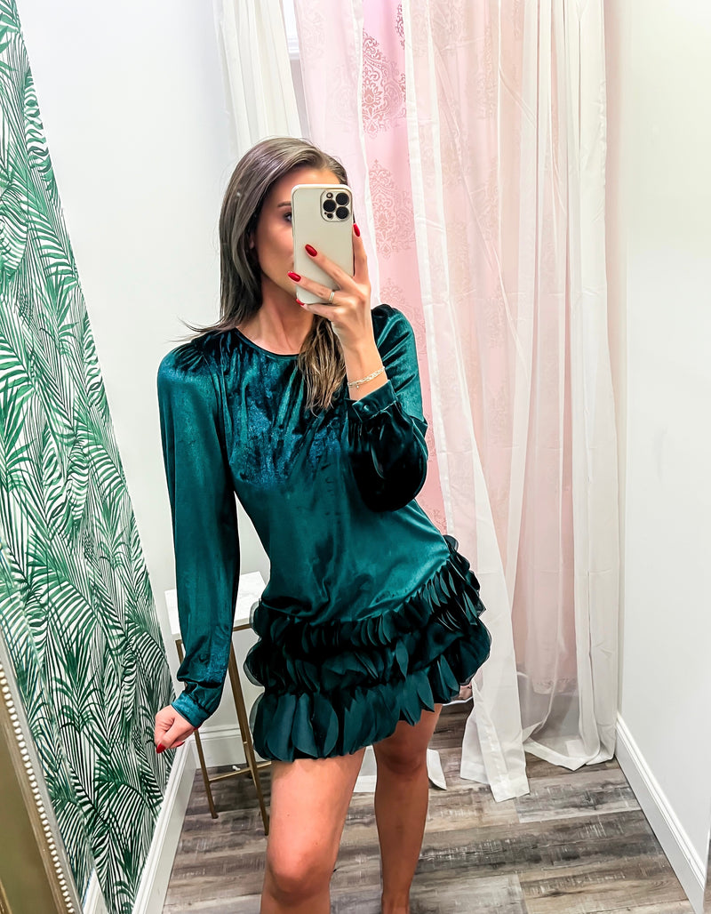 Christmas Magic Velvet Dress