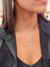 The Cara Cross Necklace - Large