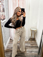 Comfy Cargo Pants - Taupe