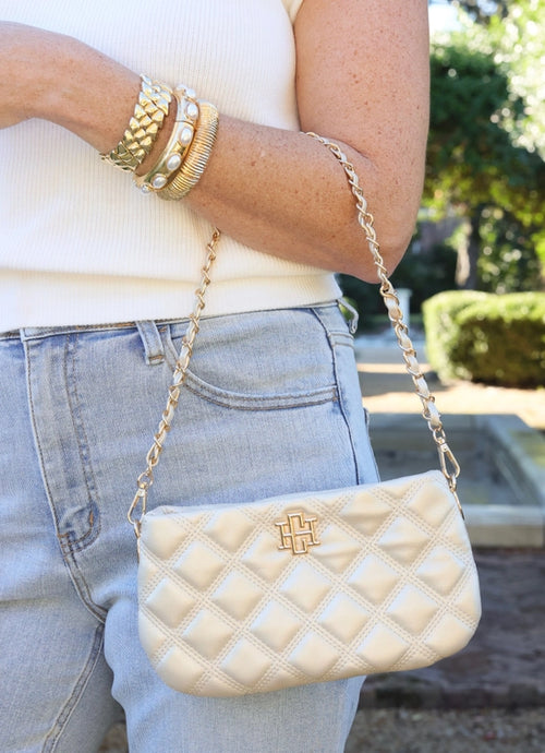 Caroline Hill Purse - Cream